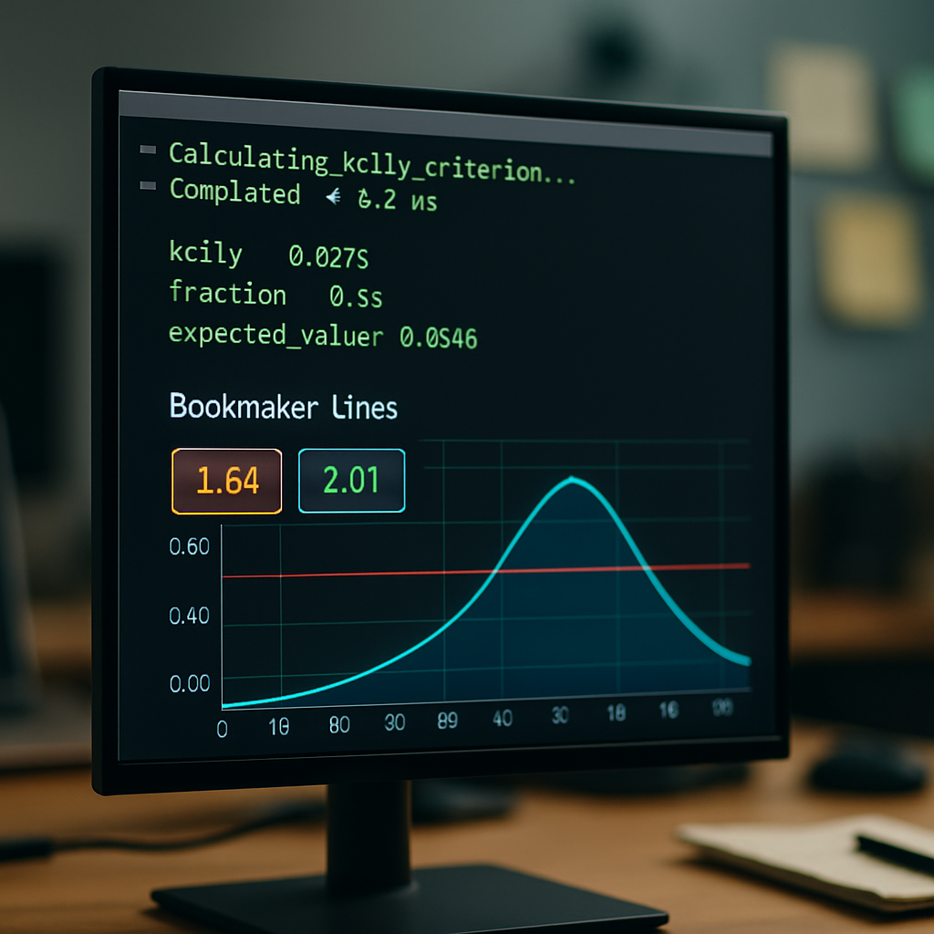 A detailed view of a computer screen showing a script for real-time calculation of